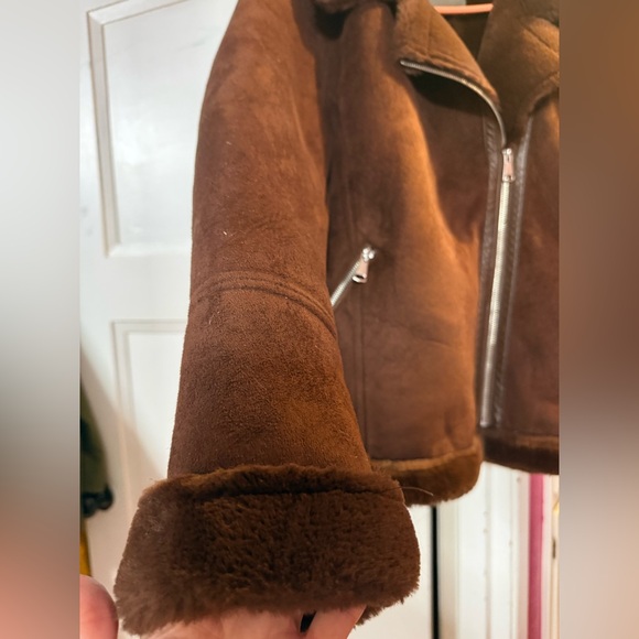 Maurices Chocolate Brown Teddy Jacket NEW - Picture 3 of 13